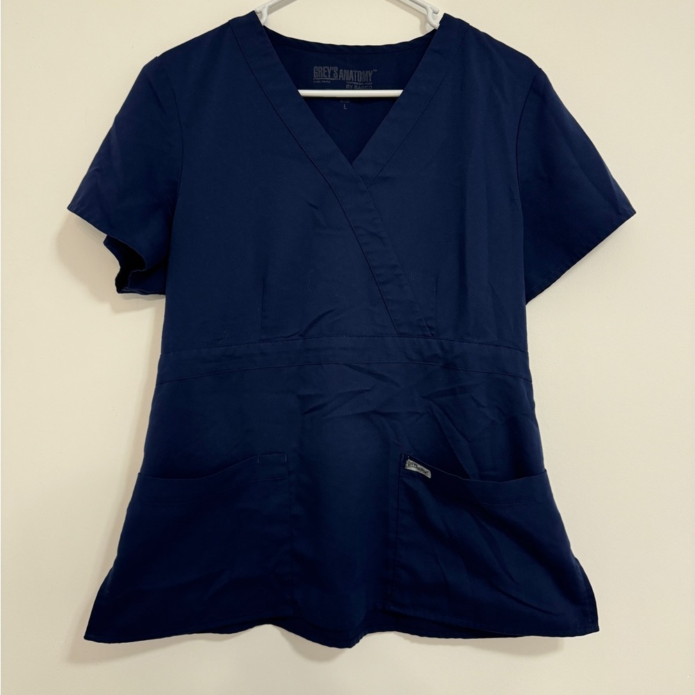 Grey’s Anatomy by Barco women’s large navy blue scrub top